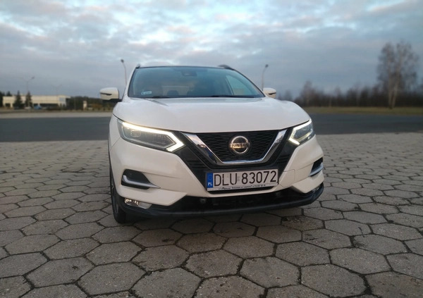 Nissan Qashqai cena 82500 przebieg: 77000, rok produkcji 2018 z Trzebnica małe 22